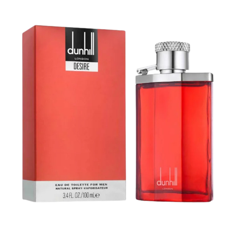Dunhill Desire Red Eau de Toilette 100ml bottle available at The Perfume Savor