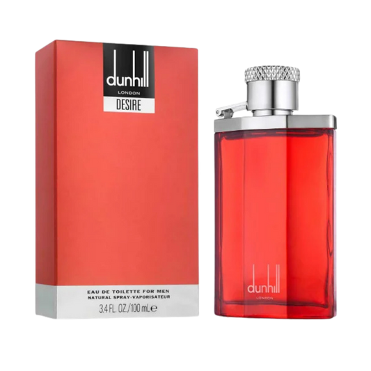 Dunhill Desire Red Eau de Toilette 100ml bottle available at The Perfume Savor