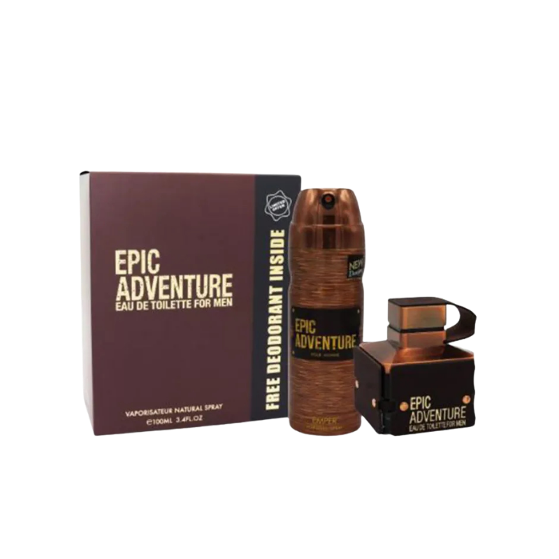 Epic Adventure With Deo Eau de Toilette 100ml for Men by Emper available at The Perfume Savor