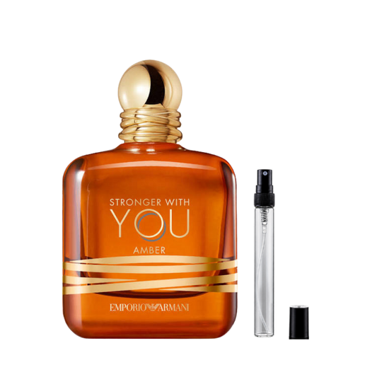 Emporio Armani Stronger With You Amber Eau de Parfum Decants available at The Perfume Savor