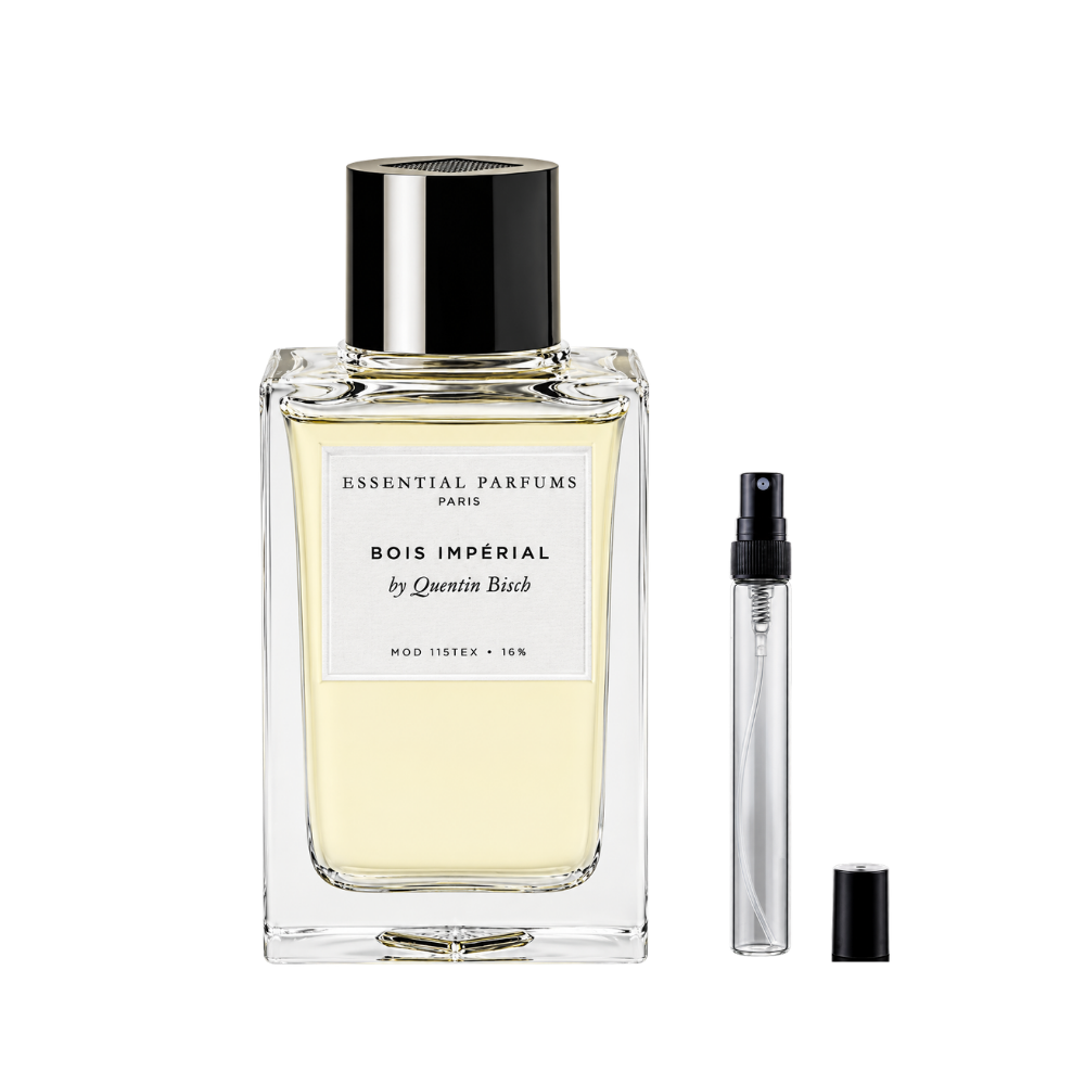Essential Parfums Bois Impérial Eau de Parfum decant bottles available at The Perfume Savor