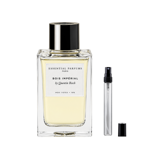Essential Parfums Bois Impérial Eau de Parfum decant bottles available at The Perfume Savor
