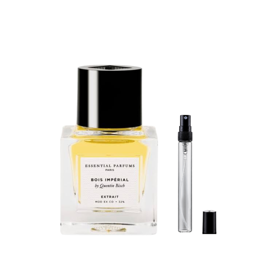 Essential Parfums Bois Impérial Extrait de Parfum decant bottles available at The Perfume Savor