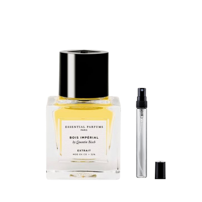 Essential Parfums Bois Impérial Extrait de Parfum decant bottles available at The Perfume Savor