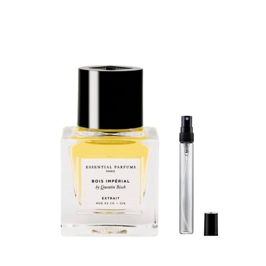 Essential Parfums Bois Impérial Extrait de Parfum decant bottles available at The Perfume Savor