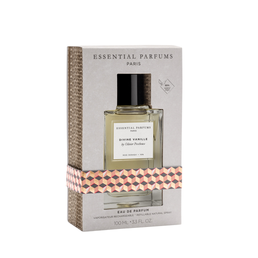 Essential Parfums Divine Vanille EDP 100ml bottle available at The Perfume Savor