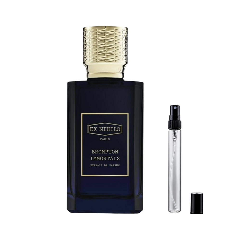 Ex Nihilo Brompton Immortals Extrait de Parfum decant bottles available at The Perfume Savor