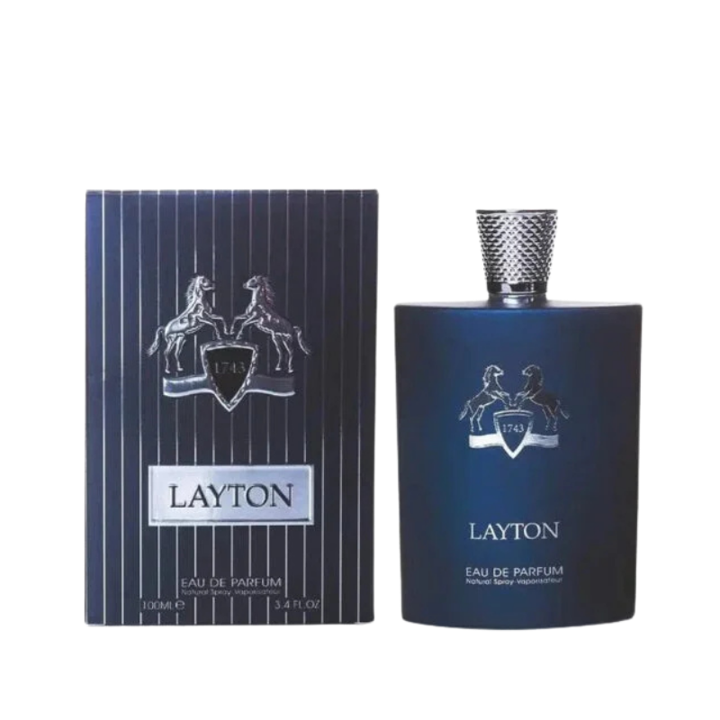 Layton Eau de Parfum 100ml bottle by Fragrance World available at The Perfume Savor