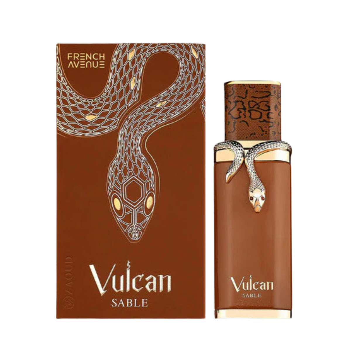 French Avenue Vulcan Sable Eau de Parfum 100ml bottle available at The Perfume Savor