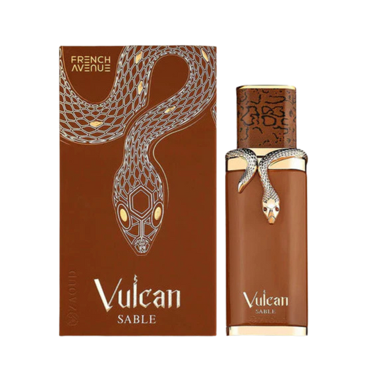 French Avenue Vulcan Sable Eau de Parfum 100ml bottle available at The Perfume Savor