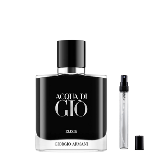 Giorgio Armani Acqua di Gio Elixir bottle available at The Perfume Savor