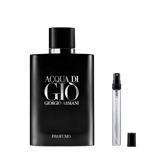 Giorgio Armani Acqua di Gio Profumo Parfum decants available at The Perfume Savor