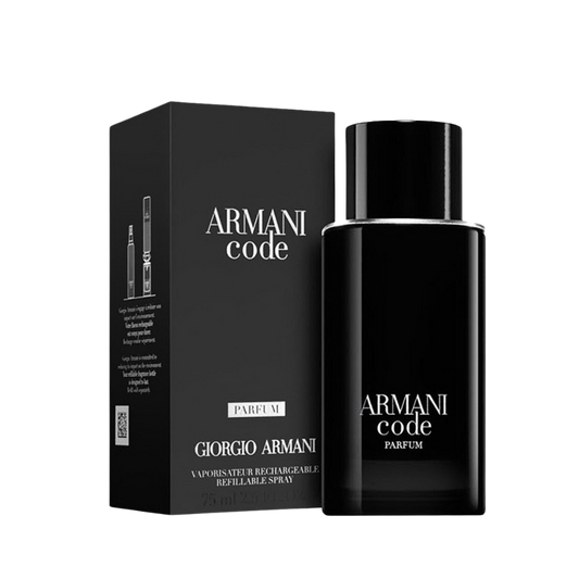 Giorgio Armani Armani Code Parfum 75ml full bottle available at The Perfume Savor