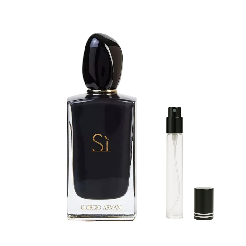 Giorgio Armani Si Eau de Parfum Intense Decants available at The Perfume Savor