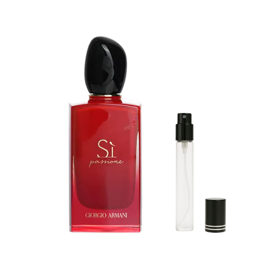 Giorgio Armani Si Passione Eau de Parfum Intense Decants available at The Perfume Savor