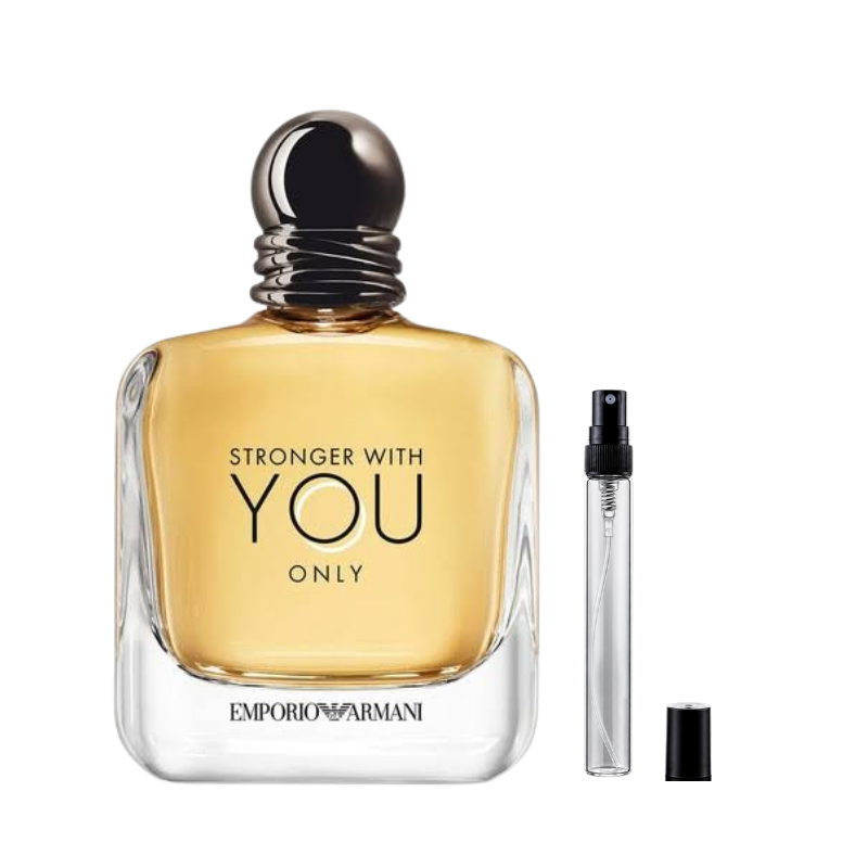 Giorgio Armani Stronger With You Only Eau de Toilette sample decants available at The Perfume Savor
