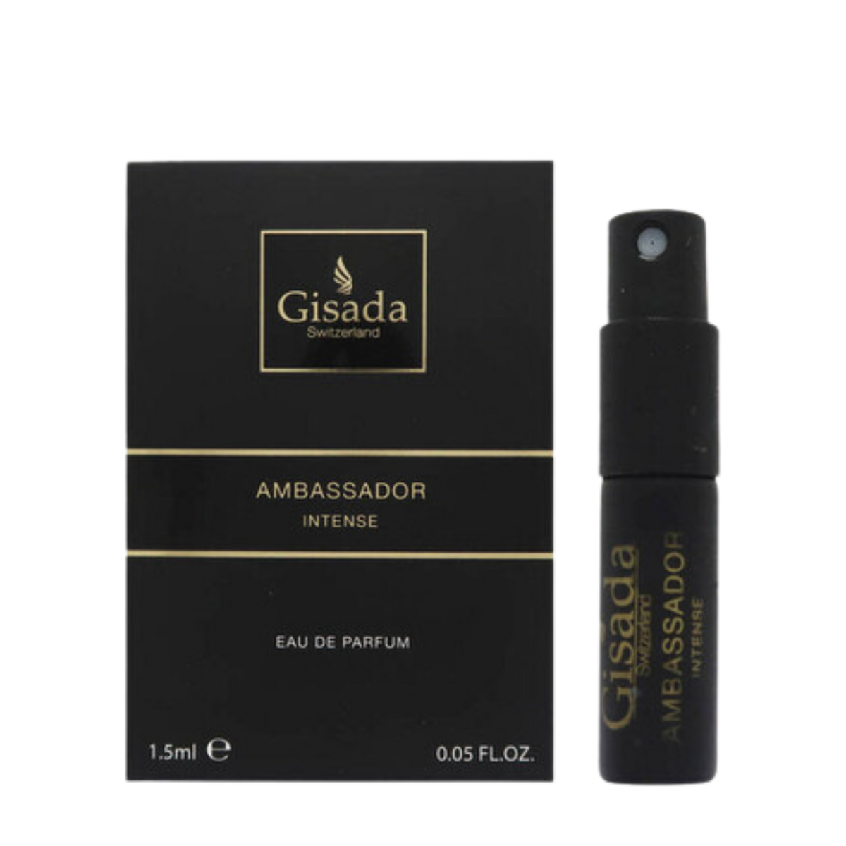 Gisada Ambassador Intense Men EDP 1.5ml Sample Vial available at The Perfume Savor
