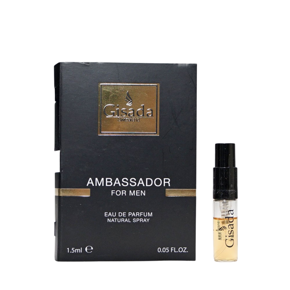 Gisada Ambassador Men EDP 1.5ml Sample Vial available at The Perfume Savor