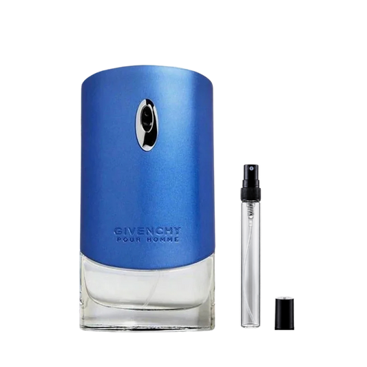 Givenchy Pour Homme Blue Label Eau de Toilette decant bottles available at The Perfume Savor