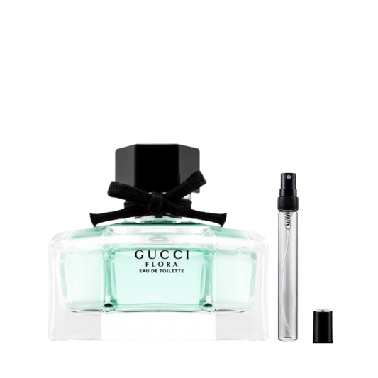 Gucci Flora Eau de Toilette decant bottles available at The Perfume Savor