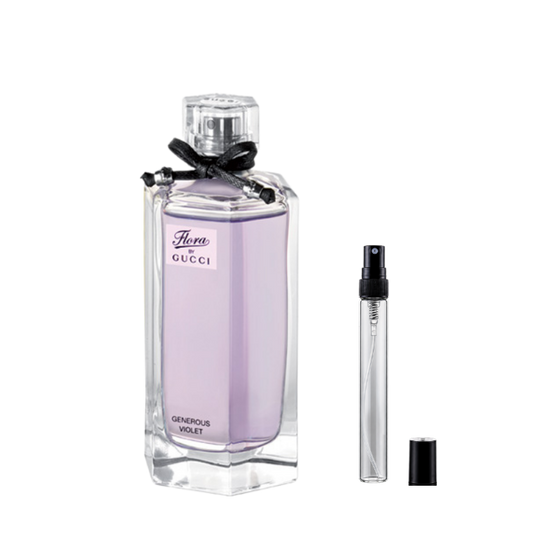 Gucci Flora Generous Violet Eau de Toilette decants available at The Perfume Savor