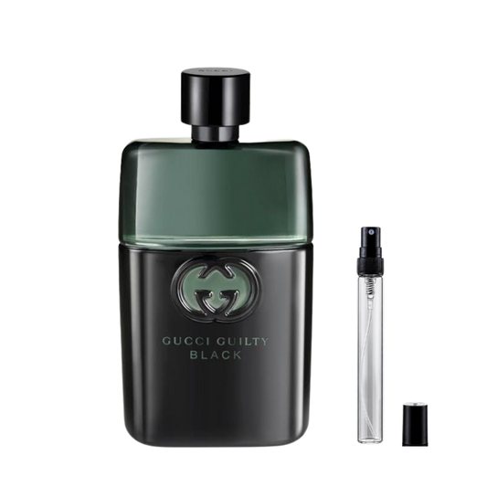 Gucci Guilty Black Pour Homme Eau de Toilette decant bottles available at The Perfume Savor