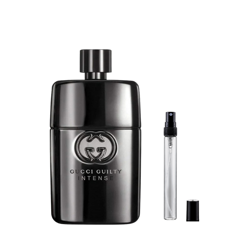 Gucci Guilty Intense Pour Homme Eau de Toilette decant bottles available at The Perfume Savor