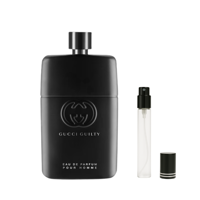 Gucci Guilty Pour Homme EDP decant sample bottle available at The Perfume Savor