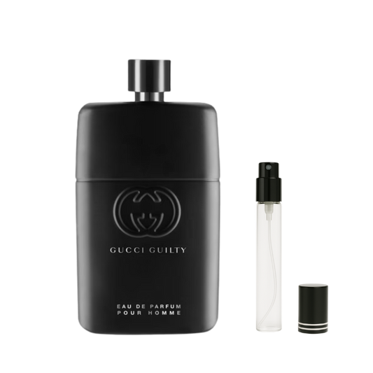 Gucci Guilty Pour Homme EDP decant sample bottle available at The Perfume Savor