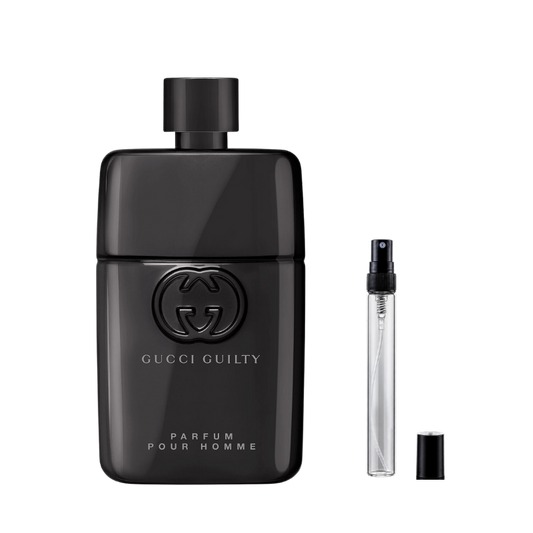Gucci Guilty Pour Homme Parfum decants available at The Perfume Savor