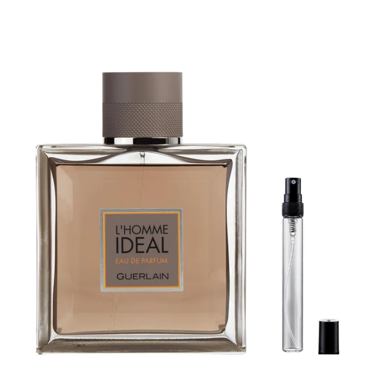 Guerlain L'Homme Ideal Eau de Parfum sample decants available at The Perfume Savor