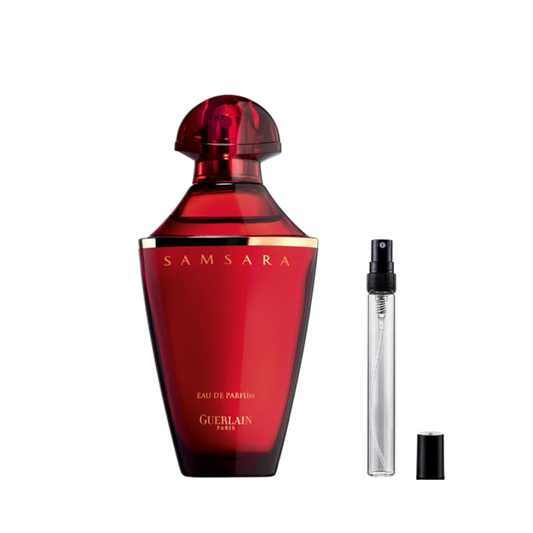 Guerlain Samsara Eau de Parfum decants available at The Perfume Savor