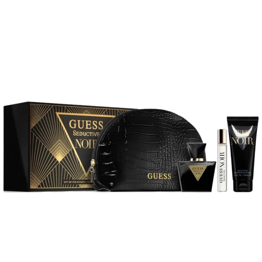 Guess Guess Seductive Noir Women EDT 75ml Travel Spray 15ml Body Lotion 100ml Gift Set available at The Perfume Savor