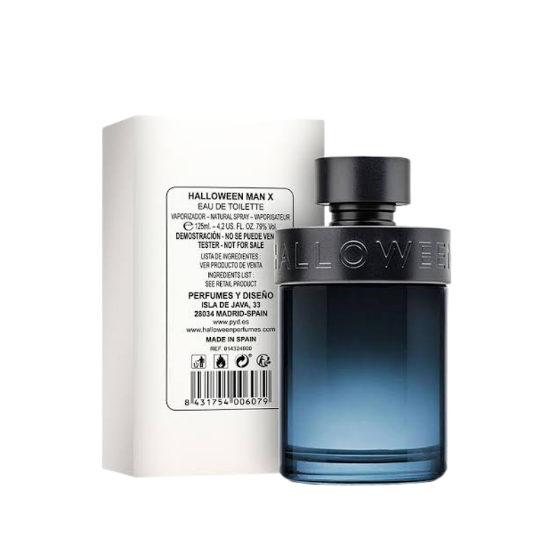 Halloween Man X Eau de Toilette 125ml Tester bottle available at The Perfume Savor
