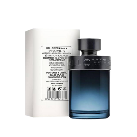 Halloween Man X Eau de Toilette 125ml Tester bottle available at The Perfume Savor