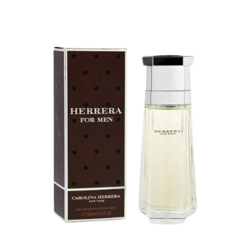 Herrera For Men By Carolina Herrera Eau de Toilette 100ml bottle available at The Perfume Savor