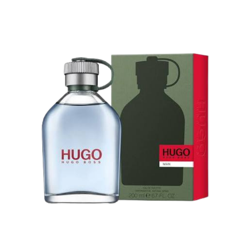 Hugo Boss Man Green Eau de Toilette 200ml bottle available at The Perfume Savor