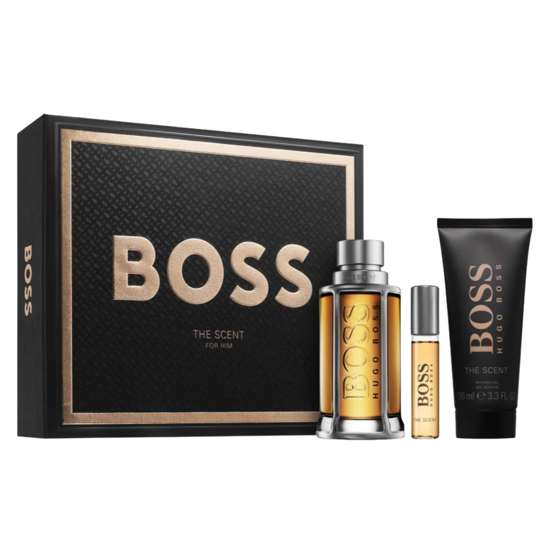 Hugo Boss The Scent EDT for Men 3 Pcs Gift Set available at The Perfume Savor