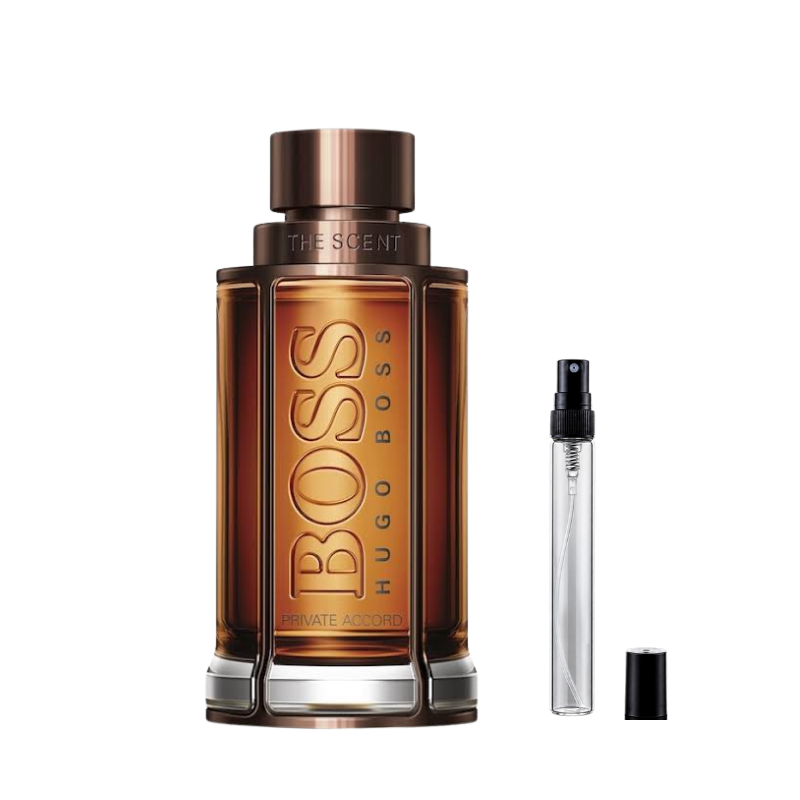 Hugo Boss The Scent Private Accord Eau de Toilette decants available at The Perfume Savor