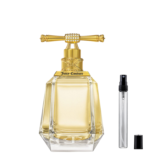 I Am Juicy Couture Eau de Parfum sample decants available at The Perfume Savor