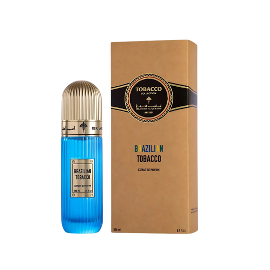 Ibraheem AlQurashi Brazilian Tobacco Extrait de Parfum 100ml bottle available at The Perfume Savor