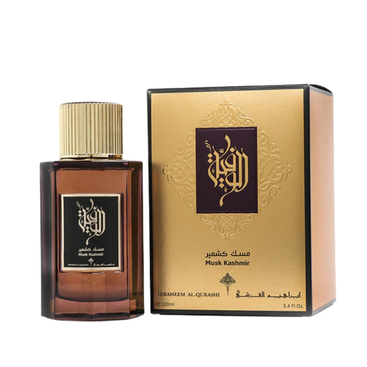 Ibraheem AlQurashi Musk Kashmir Eau de Parfum 100ml full bottle available at The Perfume Savor