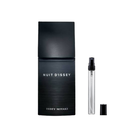 Issey Miyake Nuit D'Issey Eau de Toilette decants available at The Perfume Savor