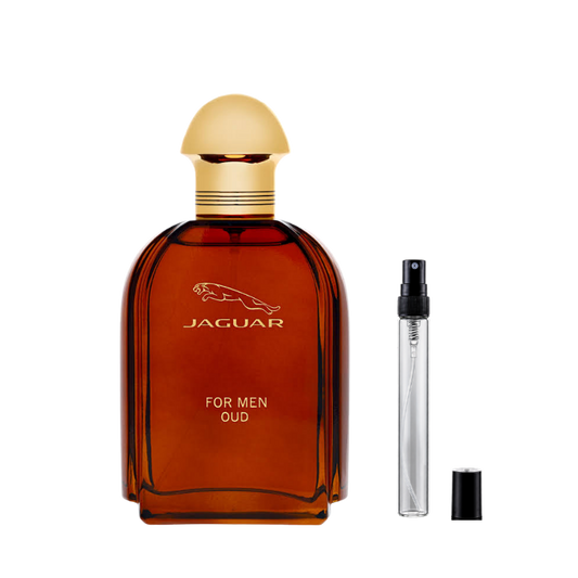 Jaguar For Men Oud Eau de Parfum decants available at The Perfume Savor