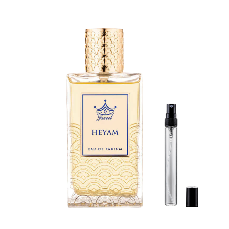 Jazeel Heyam Eau de Parfum sample decants available at The Perfume Savor