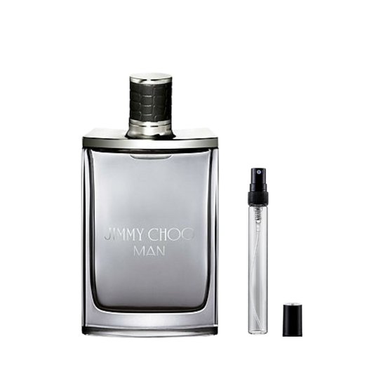 Jimmy Choo Man Eau de Toilette decant bottles available at The Perfume Savor