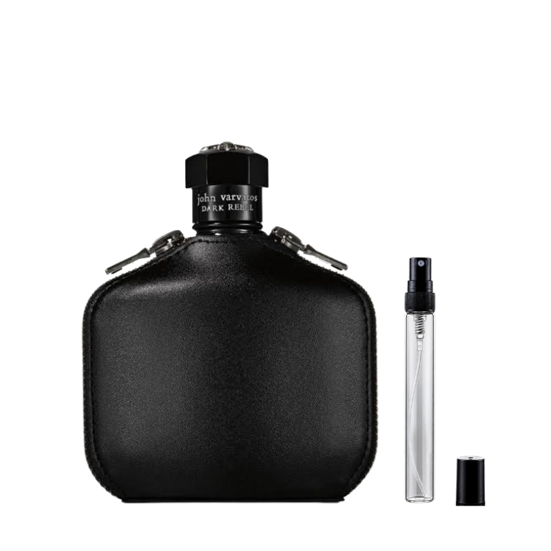 John Varvatos Dark Rebel Eau de Toilette decant bottles available at The Perfume Savor