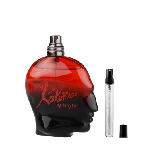 Jean Paul Gaultier JPG Kokorico by Night Eau de Toilette decants available at The Perfume Savor