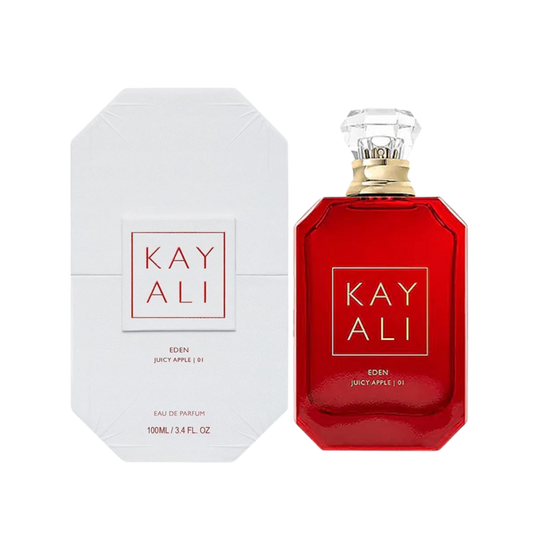 Kayali Eden Juicy Apple 01 Eau de Parfum 100ml bottle available at The Perfume Savor