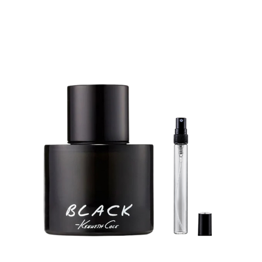 Kenneth Cole Black Eau de Toilette decant bottles available at The Perfume Savor